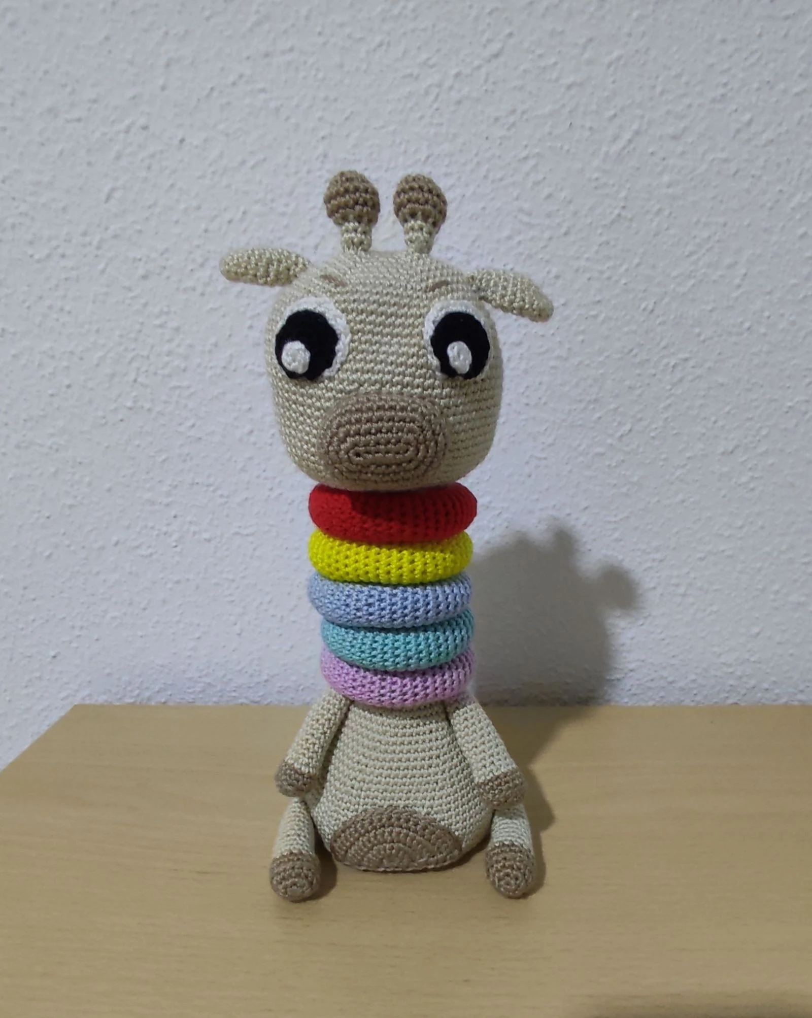 Jirafa aros Amigurumi 